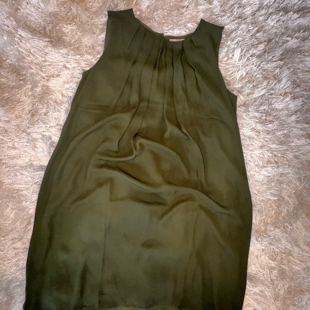 Zara Olive Green Mini Dress
